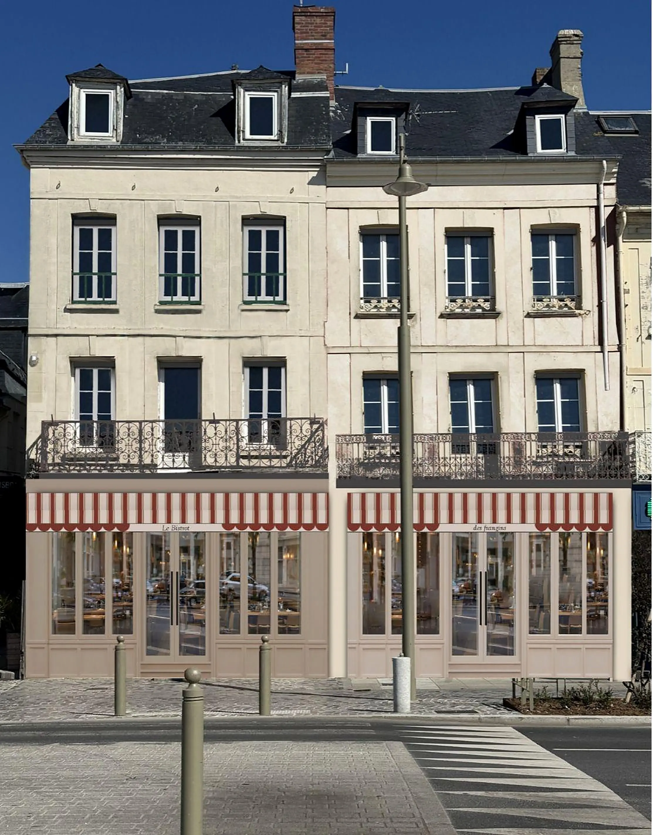 Façade du Bistrot des Frangins
